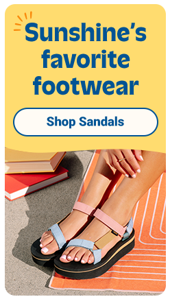 Shop sandals for the whole family!