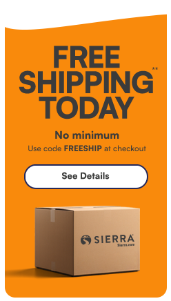 Free shipping today. No minumum. Use code FREESHIP at checkout. See Details.