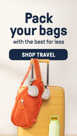 Shop travel & luggage essentials!