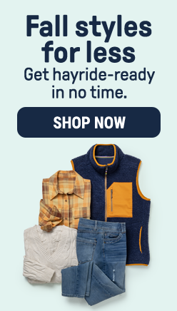 Shop fall casual apparel and shoes for all!